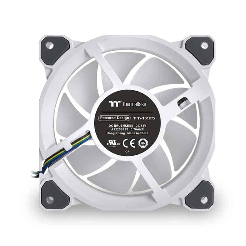 (image for) Thermaltake Riing Quad 120mm White ARGB Fan 3-Pack